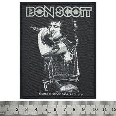 Нашивка ткана BON SCOTT - BON SCOTT (ofp-244) Изображение