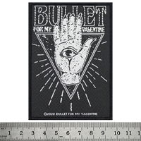 Нашивка ткана BULLET FOR MY VALENTINE - ALL SEEING EYE (ofp-245) Зображення