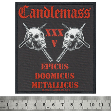 Нашивка ткана CANDLEMASS - EPICUS 35TH ANNIVERSARY (ofp-167) Изображение