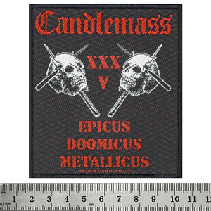 Нашивка ткана CANDLEMASS - EPICUS 35TH ANNIVERSARY (ofp-167) Изображение