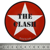 Нашивка ткана THE CLASH - MILITARY LOGO (ofp-304) Зображення