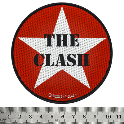Нашивка ткана THE CLASH - MILITARY LOGO (ofp-304) Изображение