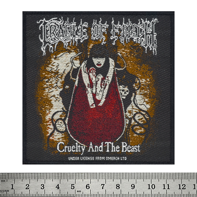 Нашивка ткана CRADLE OF FILTH - CRUELTY AND THE BEAST (ofp-039) Изображение