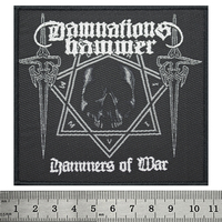 Нашивка ткана DAMNATION'S HAMMER - HAMMER OF WAR (ofp-249) Изображение
