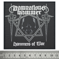 Нашивка ткана DAMNATION'S HAMMER - HAMMER OF WAR (ofp-249) Изображение