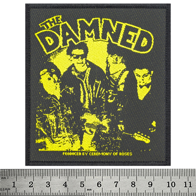 Нашивка ткана THE DAMNED - YOUNG, HOT, LOUD AND STIFF (ofp-305) Изображение