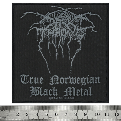 Нашивка ткана DARKTHRONE - TRUE NORWEGIAN BLACK (ofp-106) Зображення