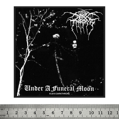 Нашивка ткана Darkthrone "Under a Funeral Moon" (ofp-010) Зображення