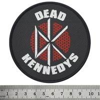 Нашивка ткана DEAD KENNEDYS - DK LOGO (ofp-252) Зображення