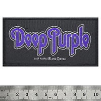 Нашивка ткана DEEP PURPLE - LOGO (ofp-253) Изображение