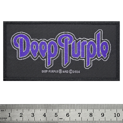 Нашивка ткана DEEP PURPLE - LOGO (ofp-253) Изображение