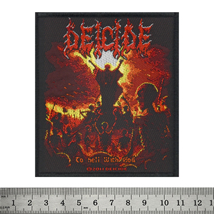 Нашивка ткана DEICIDE - TO HELL WITH GOD (ofp-050) Изображение