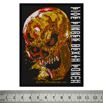 Нашивка ткана Five Finger Death Punch (bloody skull) (ofp-019) Изображение