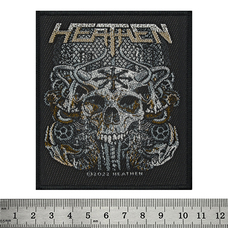 Нашивка ткана HEATHEN - CHAOS OF EVOLUTION (ofp-094) Изображение