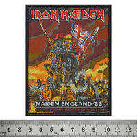 Нашивка ткана IRON MAIDEN - MAIDEN ENGLAND (ofp-139) Зображення