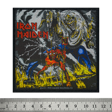 Нашивка ткана Iron Maiden "The Number of the Beast" в блістері (ofpb-025) Изображение