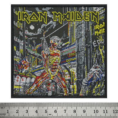 Нашивка ткана IRON MAIDEN - SOMEWHERE IN TIME (ofp-189) Изображение