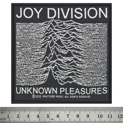 Нашивка ткана JOY DIVISION - UNKNOWN PLEASURES (ofp-193) Зображення