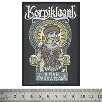Нашивка ткана KORPIKLAANI - A MAN WITH A PLAN (ofp-194) Изображение