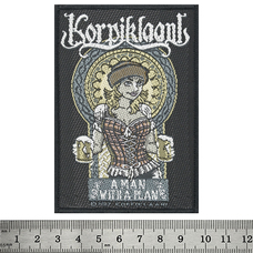 Нашивка ткана KORPIKLAANI - A MAN WITH A PLAN (ofp-194) Изображение