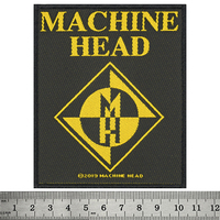 Нашивка ткана MACHINE HEAD - DIAMOND LOGO (ofp-199) Зображення