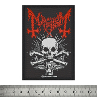 Нашивка ткана MAYHEM - ALPHA OMEGA DAEMON (ofp-057) Изображение