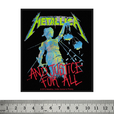 Нашивка ткана Metallica "And Justice For All" (ofp-020) Изображение