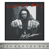 Нашивка ткана METALLICA - CLIFF 'EM ALL (ofp-151) Изображение