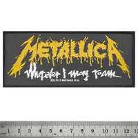 Нашивка ткана METALLICA - WHEREVER I MAY ROAM LOGO (ofp-276) Изображение