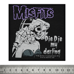Нашивка ткана Misfits "Die Die my darling" (ofp-009) Зображення