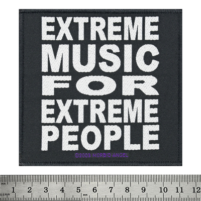 Нашивка ткана MORBID ANGEL - EXTREME MUSIC (ofp-203) Изображение