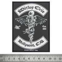 Нашивка ткана MOTLEY CRUE - HOLLYWOOD (ofp-278) Изображение