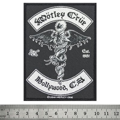 Нашивка ткана MOTLEY CRUE - HOLLYWOOD (ofp-278) Изображение