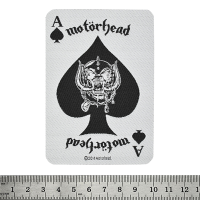 Нашивка ткана MOTORHEAD - ACE OF SPADES CARD (ofp-062) Изображение