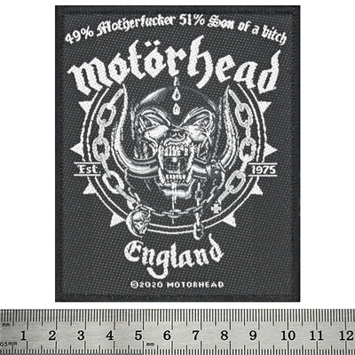 Нашивка ткана MOTORHEAD - BALL & CHAIN (ofp-211) Зображення