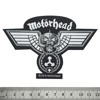 Нашивка ткана MOTORHEAD - HAMMERED CUT OUT (ofp-283) Изображение