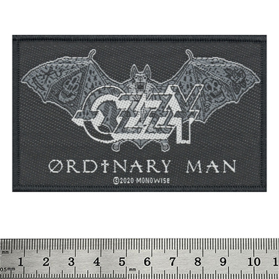 Нашивка ткана OZZY OSBOURNE - ORDINARY MAN (ofp-214) Изображение