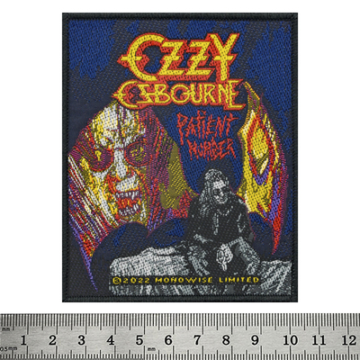 Нашивка ткана OZZY OSBOURNE - PATIENT NO. 9 (ofp-147) Изображение