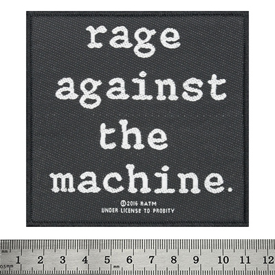 Нашивка ткана RAGE AGAINST THE MACHINE - LOGO (ofp-216) Зображення