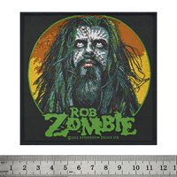 Нашивка ткана ROB ZOMBIE - ZOMBIE FACE (ofp-072) Зображення