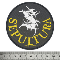 Нашивка ткана SEPULTURA - CIRCULAR LOGO (ofp-219) Изображение