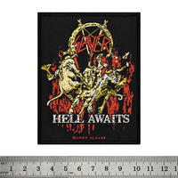 Нашивка ткана Slayer "Hell Awaits" (ofp-018) Зображення