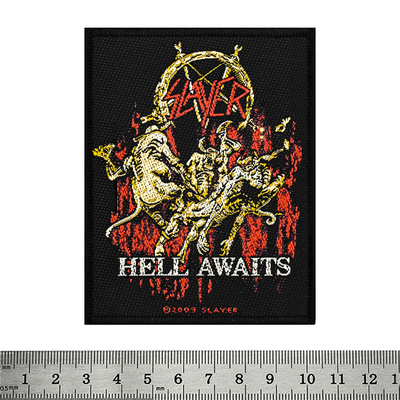 Нашивка ткана Slayer "Hell Awaits" (ofp-018) Изображение