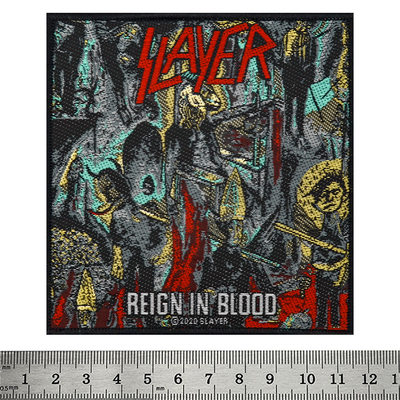 Нашивка ткана Slayer "Reign In Blood" (ofp-006) Изображение