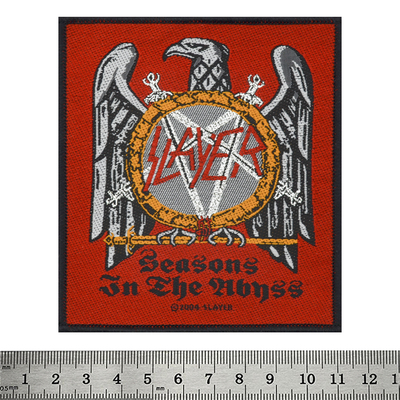 Нашивка ткана SLAYER - SEASONS IN THE ABYSS / EAGLE (ofp-076) Изображение