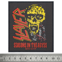 Нашивка ткана SLAYER - SEASONS IN THE ABYSS (ofp-300) Зображення