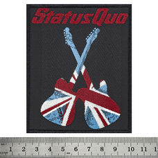 Нашивка ткана STATUS QUO - GUITARS (ofp-303) Зображення