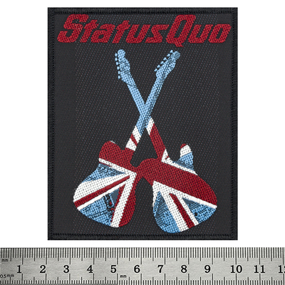 Нашивка ткана STATUS QUO - GUITARS (ofp-303) Изображение
