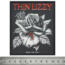 Нашивка ткана THIN LIZZY - BLACK ROSE (ofp-310) Зображення