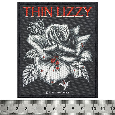 Нашивка ткана THIN LIZZY - BLACK ROSE (ofp-310) Изображение